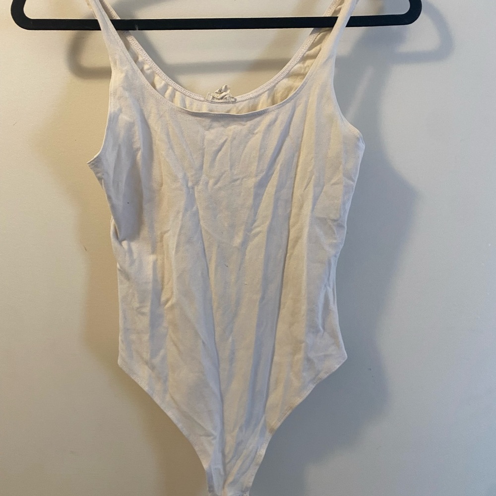 Garage White Bodysuit
